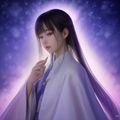 周音频头像：音频后期工程师，正在调整录音设备，背景为专业录音棚环境
